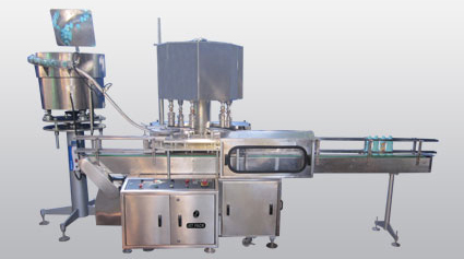 Automatic 6 Head Rotary Capping Machine JET-CAP-6HDRT