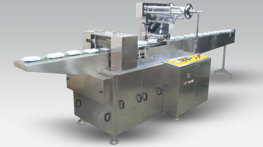 Automatic Horizontal Flow Wrapping Machine Centre Seal Type JET-FW-02