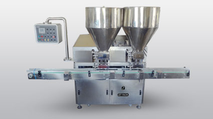 Automatic 2 Head Twin Nozzle Cream Filling Machine JET-CF-100TN